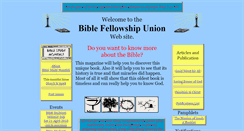 Desktop Screenshot of biblefellowshipunion.co.uk