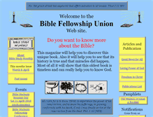 Tablet Screenshot of biblefellowshipunion.co.uk